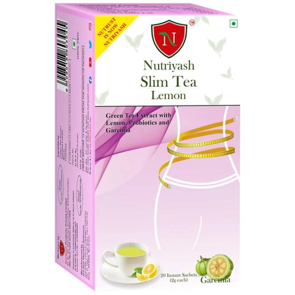 Nutriyash Slim Tea - Lemon, 2 g (20 Sachets x 2 g Each)-1.webp